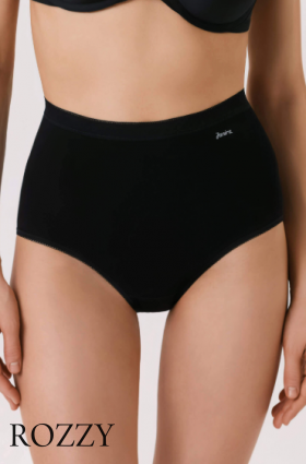 Трусы макси хлопковые Janira Esencial 31641 черный (уп.2шт.)