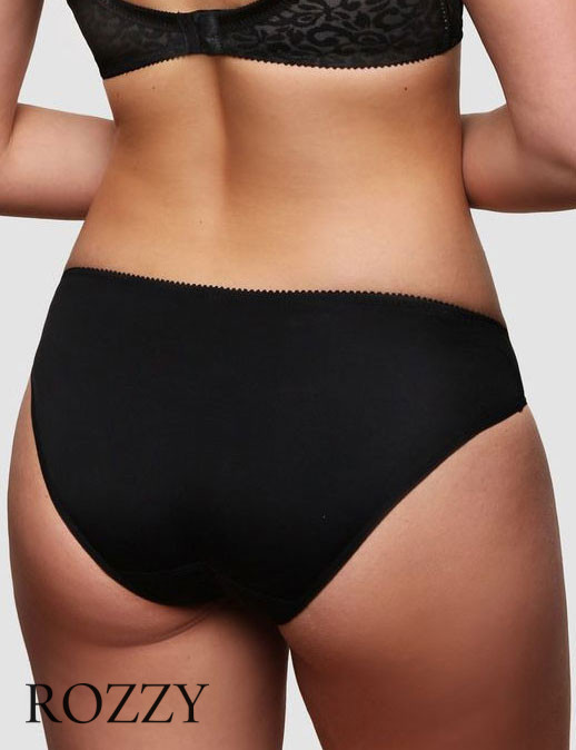 Трусы слипы Senselle by Felina Karmen 22010 черный/серебристый пион