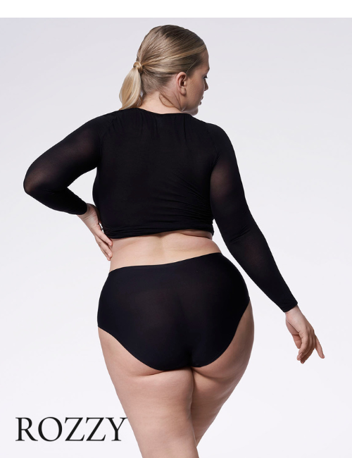 Трусы классика one-size Julimex Flexi-One Maxi Plus Size черный