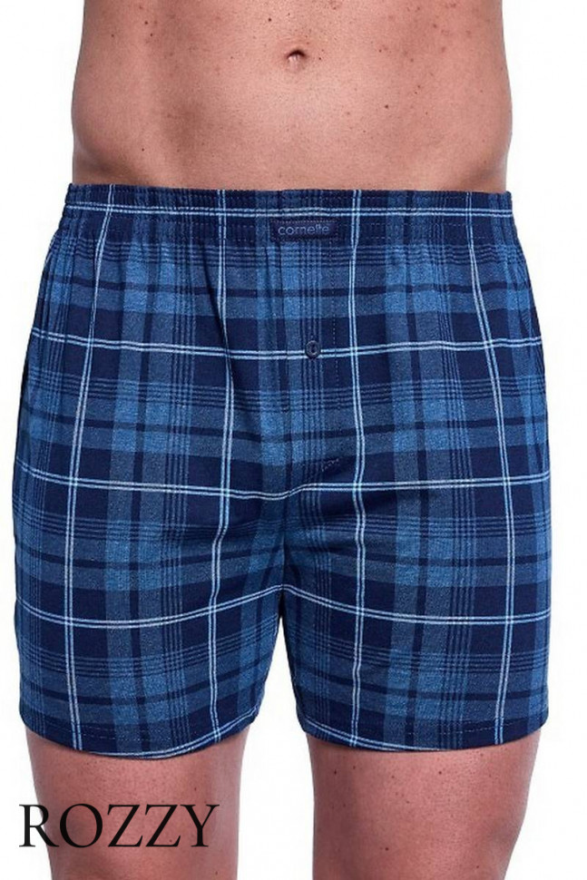 Трусы боксеры мужские Cornette 002/008-19 темно-синий/джинс