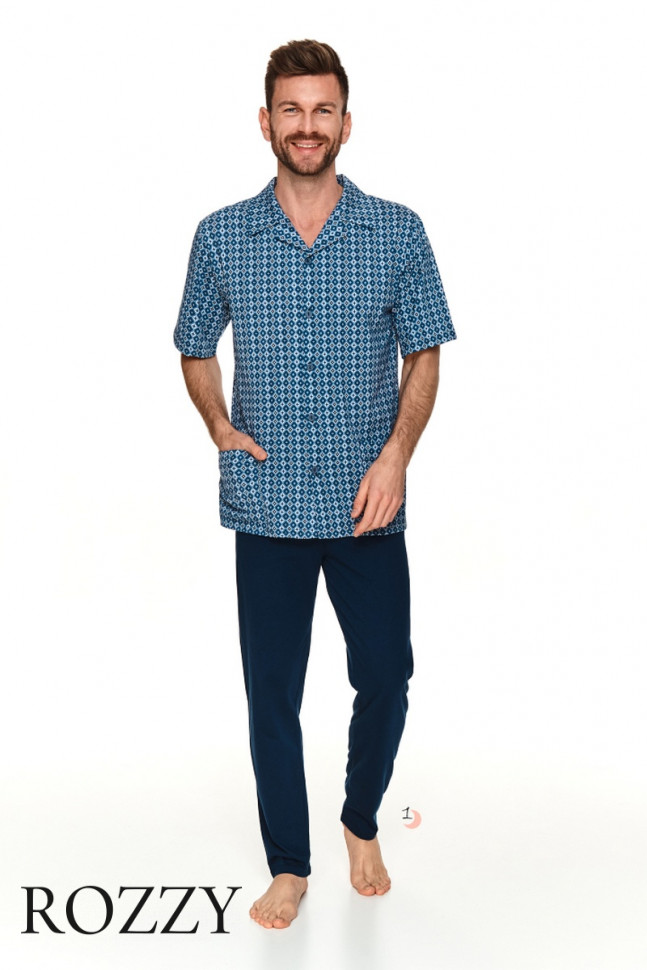 Пижама мужская Taro Evgeni 2737/2738 синий 