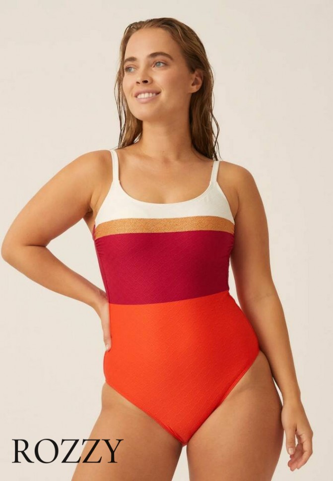 Купальник слитный Naturana 73429 красный/мультицвет Ф