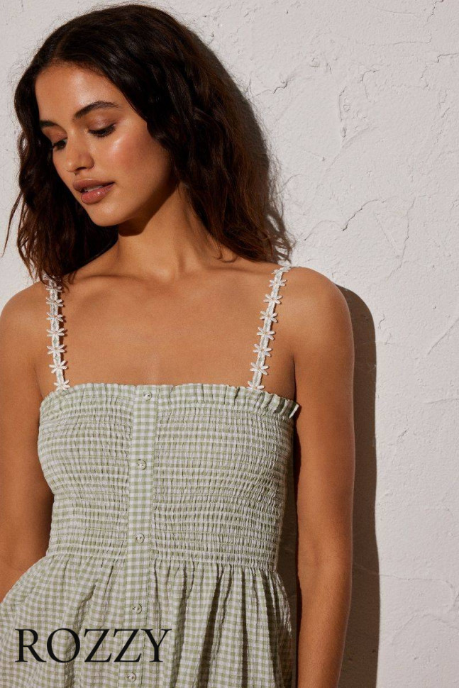 Платье пляжное Ysabel Mora 85901 оливковый