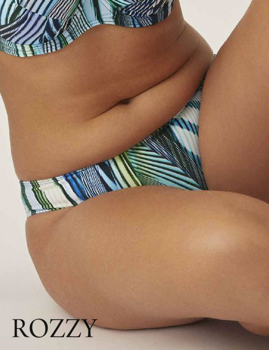 Трусы купальные Naturana 78038 темно-синий/бирюзово-белый Ф