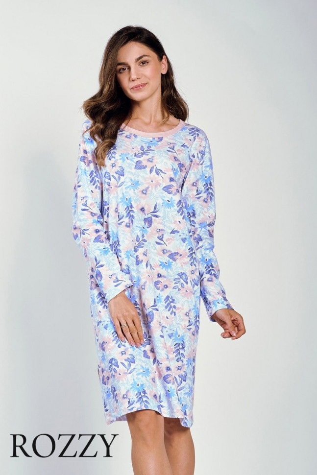 Сорочка хлопковая Taro Ginny 3238/3261 голубой