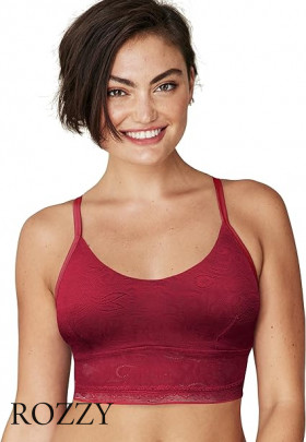 Бюстгальтер бралетт без косточек Maidenform DMSLLB красный