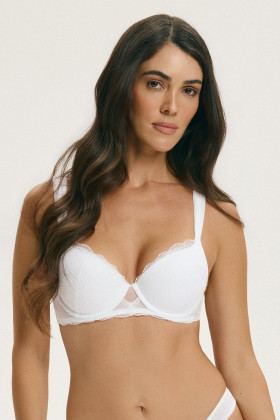 Бюстгальтер пуш-ап Esotiq Celebrisy/00X 44017 белый