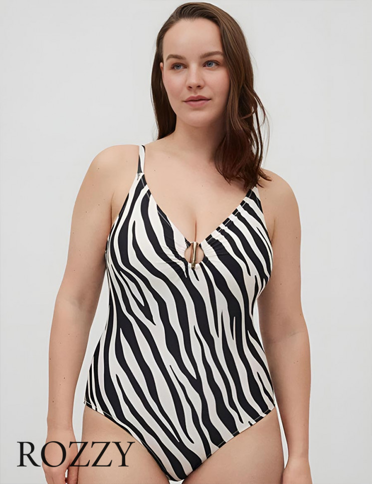 Купальник слитный Ysabel Mora 83076 черный/белый