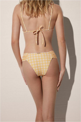 Трусы купальные Ysabel Mora 82432 желтый/белый