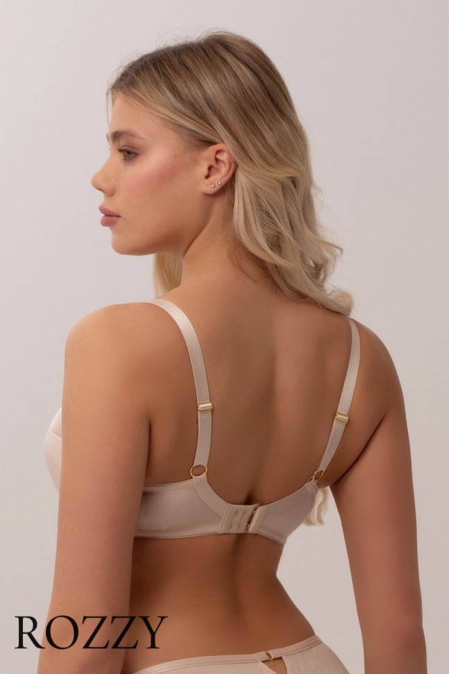 Бюстгальтер балконет пуш-ап Subtille Omena Beige бежевый