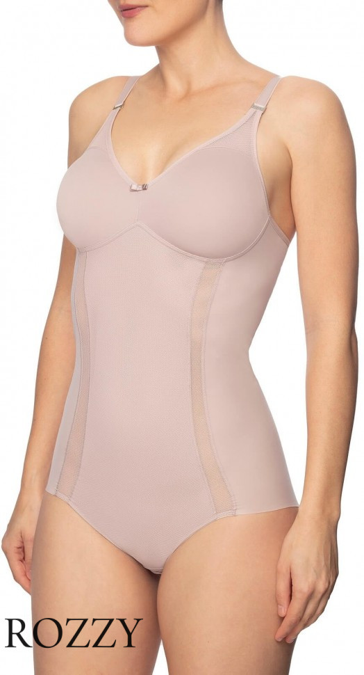 Боди корректирующее без косточек Felina Divine Vision 250222 серо-коричневый Ф