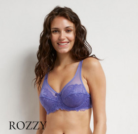 Бюстгальтер DIM Generous Essentiel 08H4 фиолетовый/бабочка