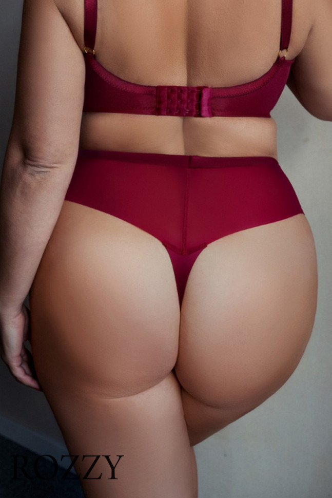 Трусы шорты-стринги Kris Line Rubin рубиновый