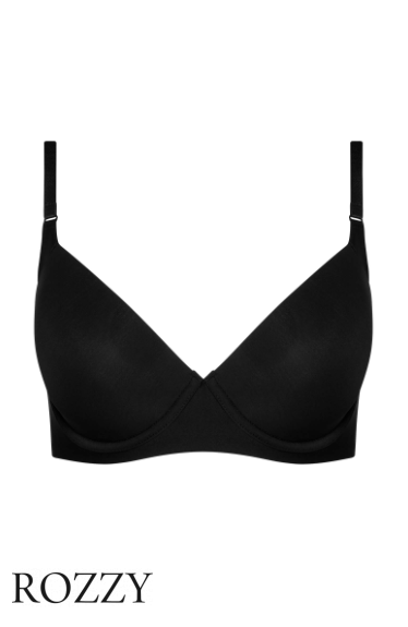 Бюстгальтер спейсер Naturana Sidesmoother 7832 черный К