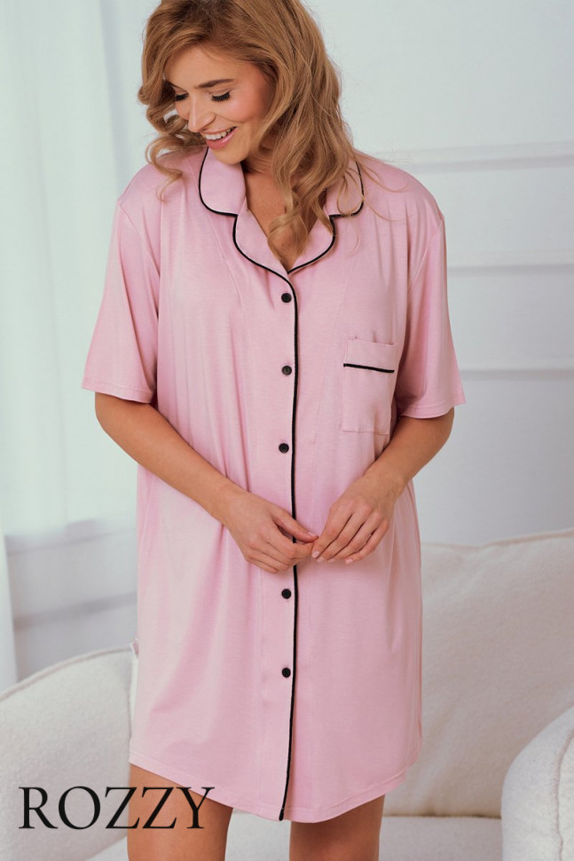 Сорочка вискозная Taro Freya 3357 розовый