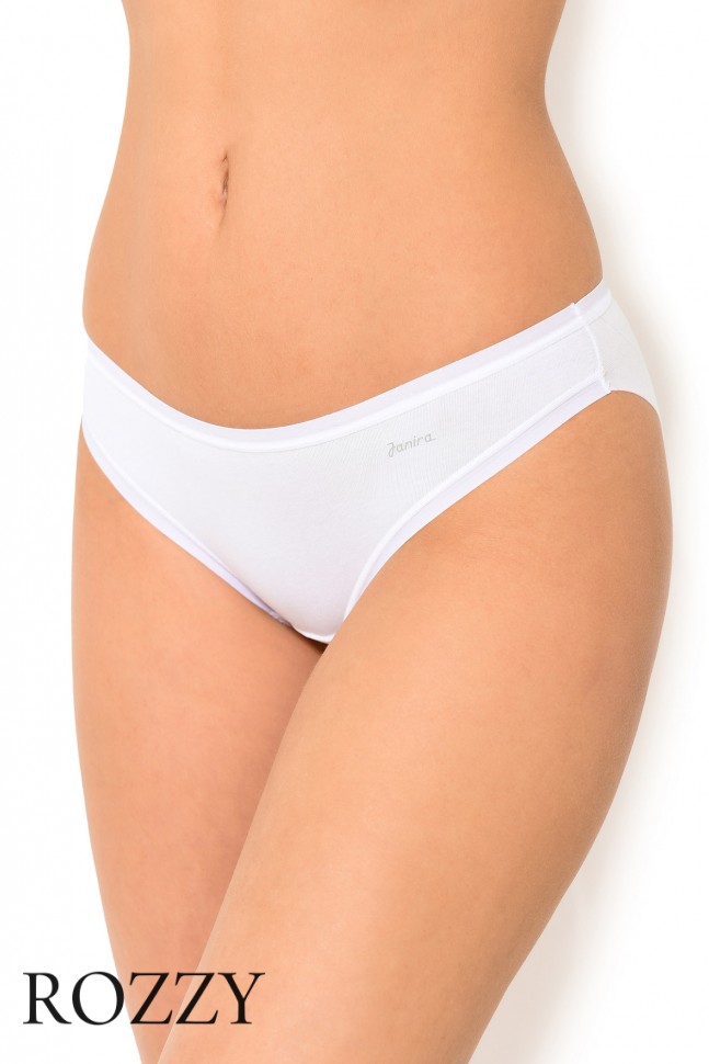 Трусы слипы хлопковые Janira 31860 белый, песочный, черный