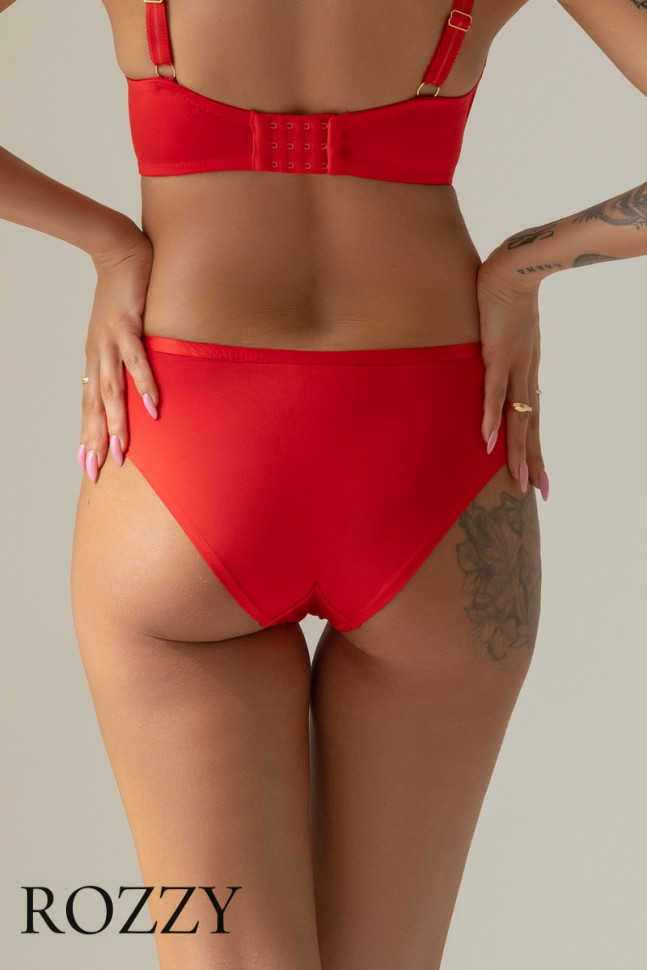 Трусы слипы Kris Line Sweetheart красный/оранжевый