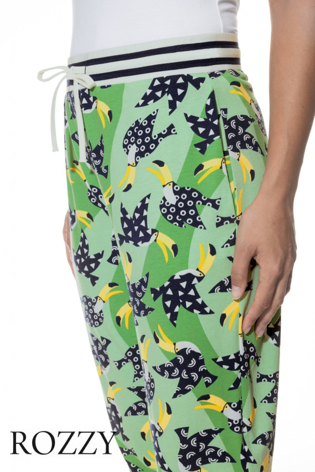 Брюки домашние Mey Flying Summer 1220055 зеленый