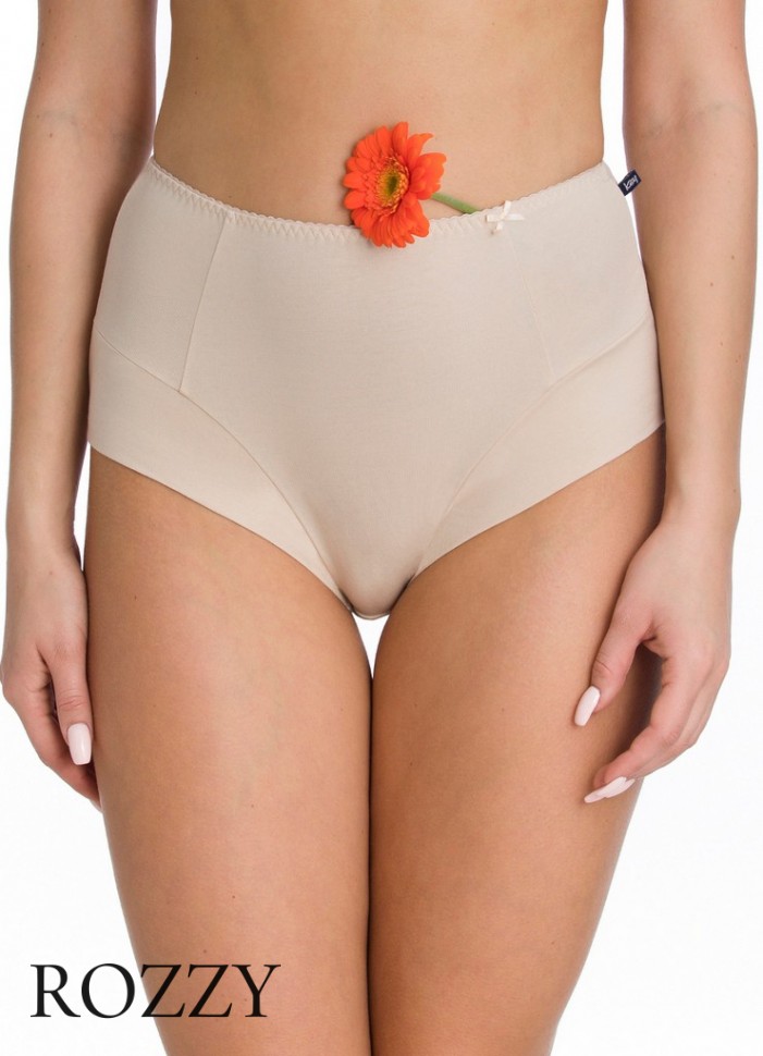 Трусы макси хлопковые Key LPF 110 бежевый (уп.2шт.)