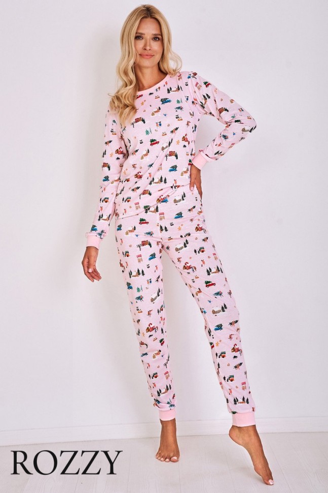 Пижама хлопковая Taro Laura 2836 розовый