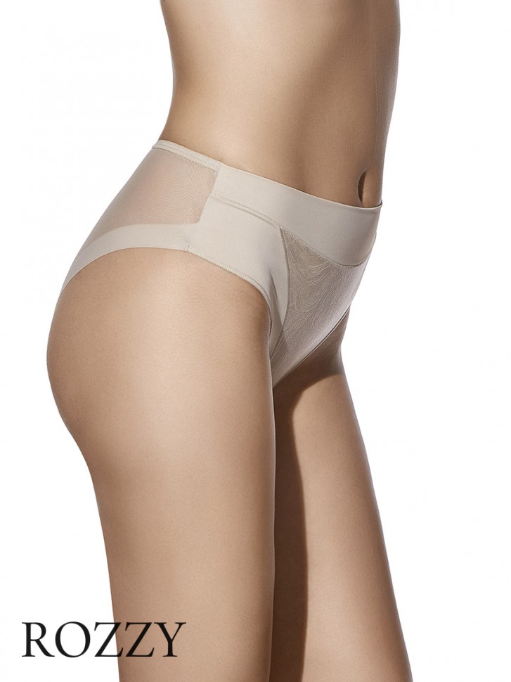 Трусы классика Selene Violeta Braga серо-бежевый