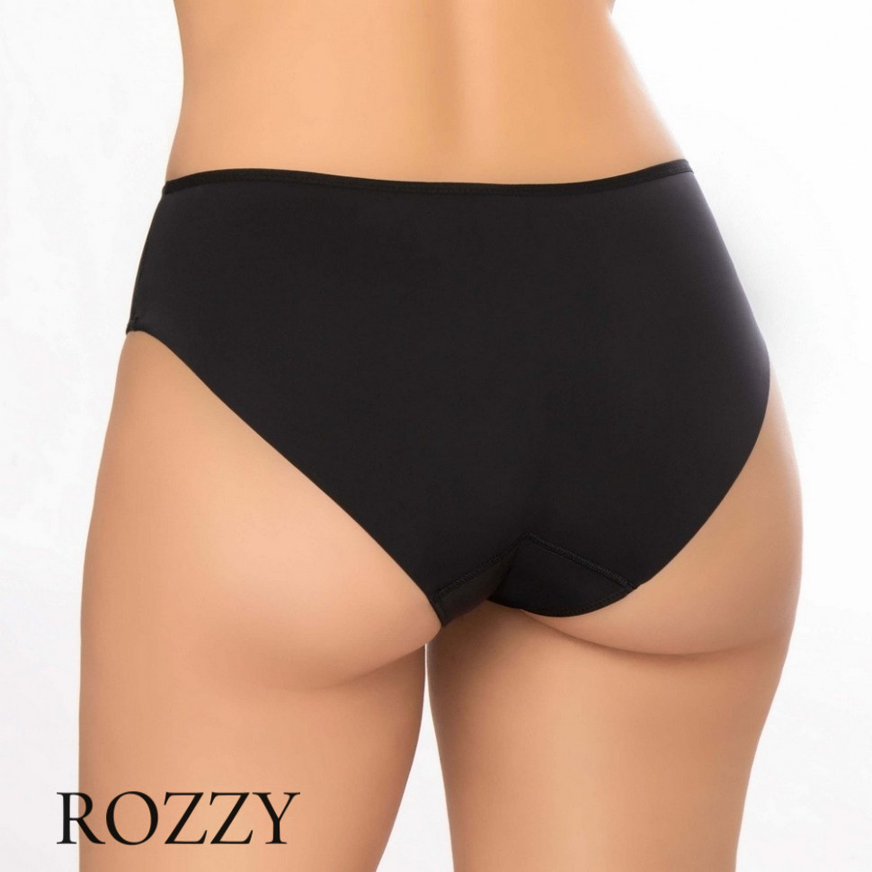 Трусы слипы обрезные Felina Vision Bloom 210288 черный К+Ф