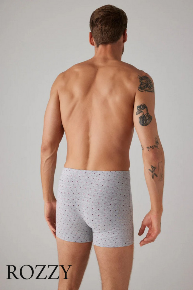 Трусы шорты мужские Ysabel Mora 20377 темно-синий/светло-серый (уп.2шт.)