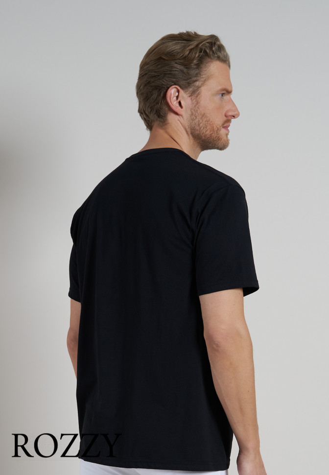 Футболка мужская Ceceba 001573/5XL черный (уп.2шт.)