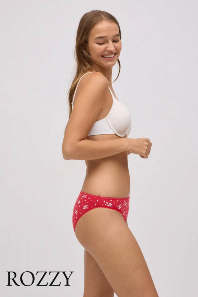 Трусы бикини хлопковые Ysabel Mora 19489 красный