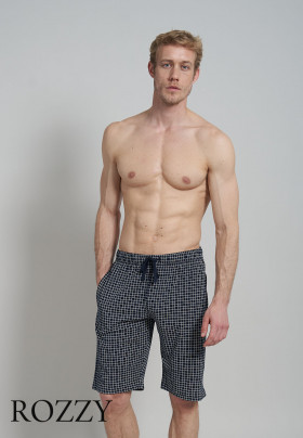 Шорты пижамные мужские Ceceba 031043/S-3XL синий/клетка