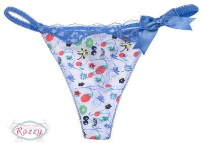 Трусы стринги Atlantic LP-1377 голубой 1