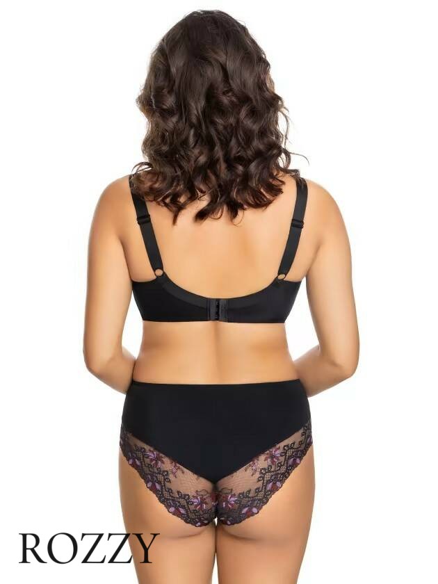 Бюстгальтер Corin Daisy 10722 черный/сиреневый