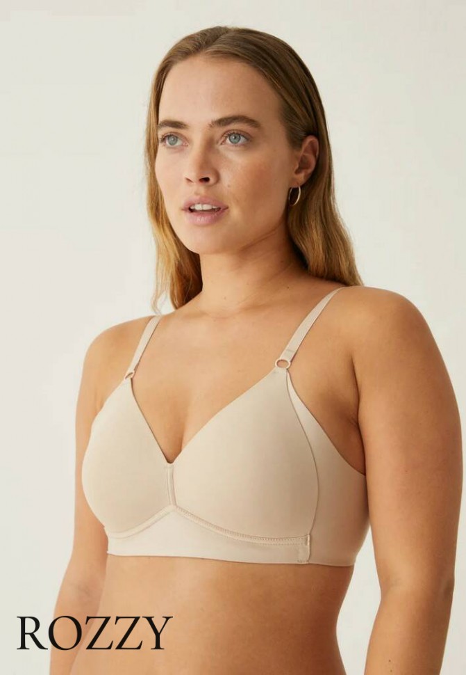 Бюстгальтер без косточек Naturana Everyday 5232 светло-бежевый К