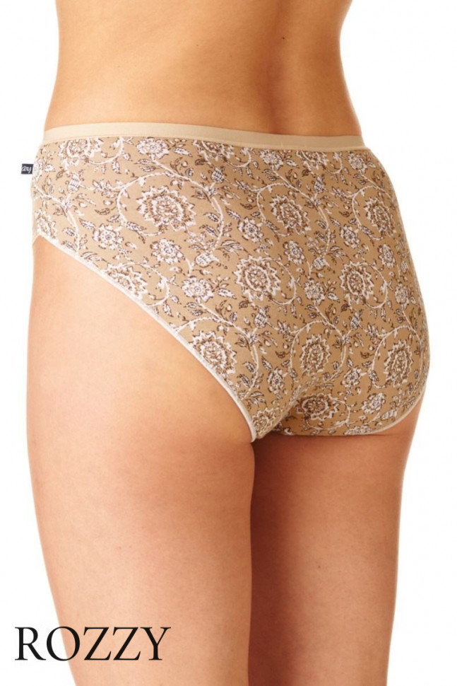 Трусы слипы хлопковые Key LPC 171 B22 бежевый/оранжевый (уп.2шт.)