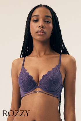 Бюстгальтер планж пуш-ап Esotiq Bari/59X 42507 темно-фиолетовый