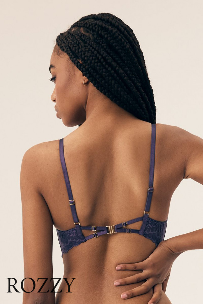 Бюстгальтер планж пуш-ап Esotiq Bari/59X 42507 темно-фиолетовый