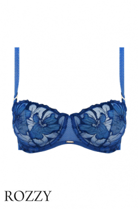 Бюстгальтер балконет Chantelle Fleurs Signature C12Q50 синий