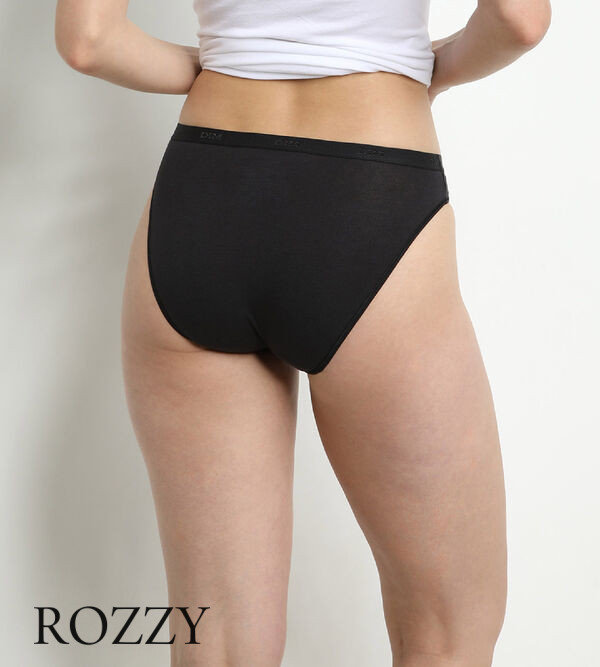 Трусы слипы хлопковые DIM Les Pockets Eco 4H00/3 черный/белый/серый (уп.3шт.)