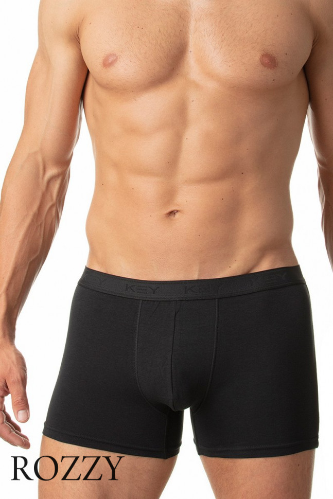 Трусы шорты мужские Key MXH 019 черный