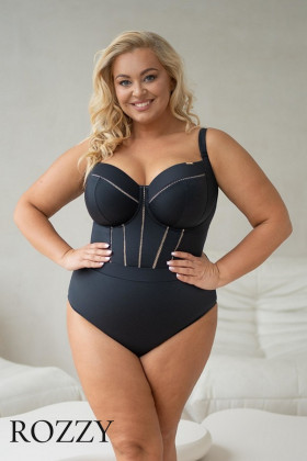 Купальник слитный Kris Line Solar Bodysoftfullcup черный