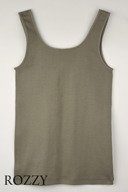 Майка хлопковая Nina Von C Daily 77302114 хаки