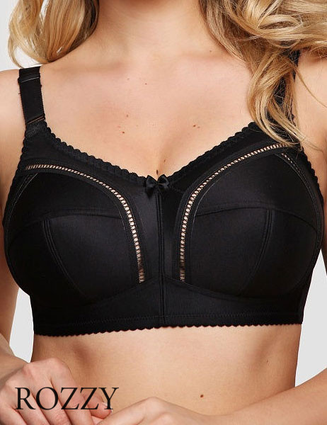 Бюстгальтер без косточек Senselle by Felina Vintage Classic 11007 черный