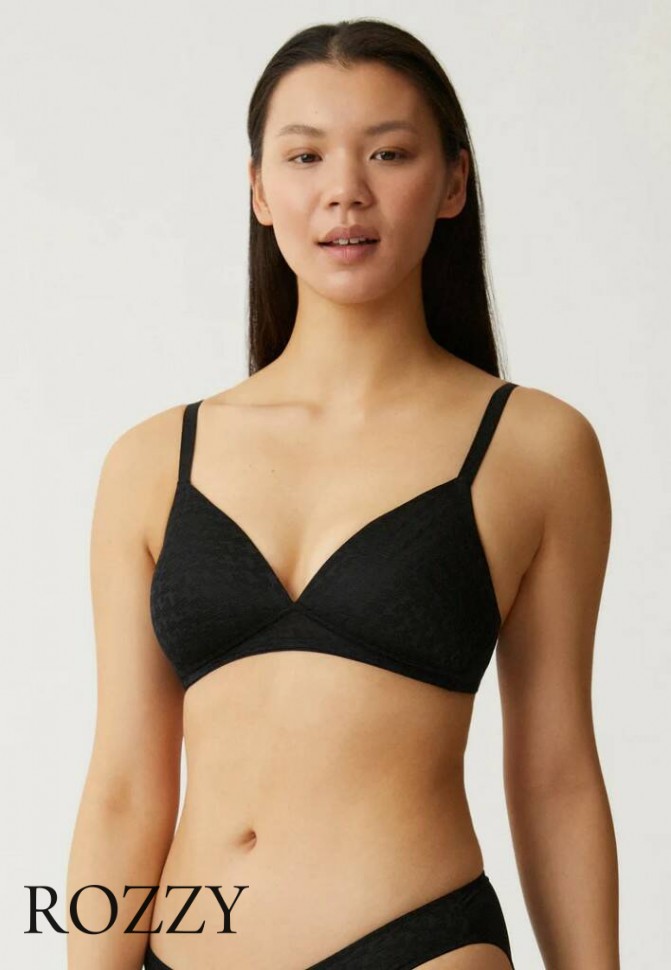 Бюстгальтер без косточек Naturana Value 5665 черный К