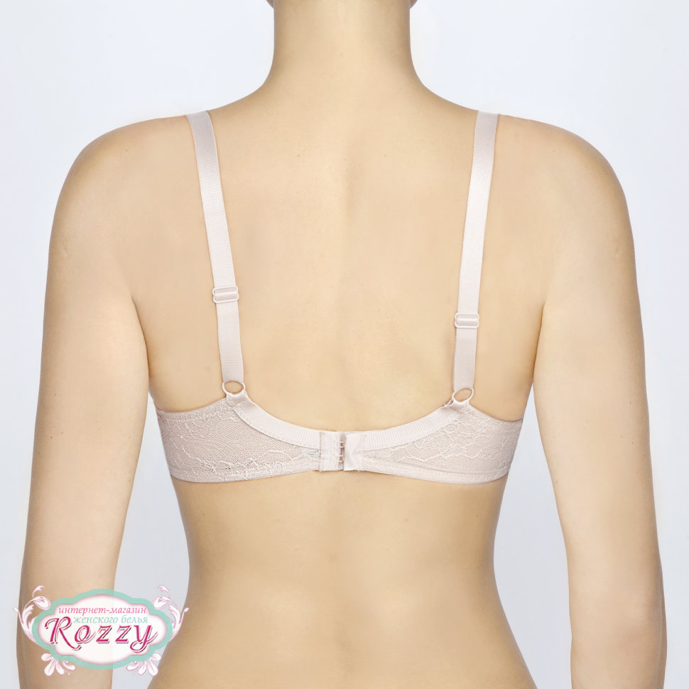 Бюстгальтер спейсер Senselle by Felina Platinum Classic 14001 серебристый пион