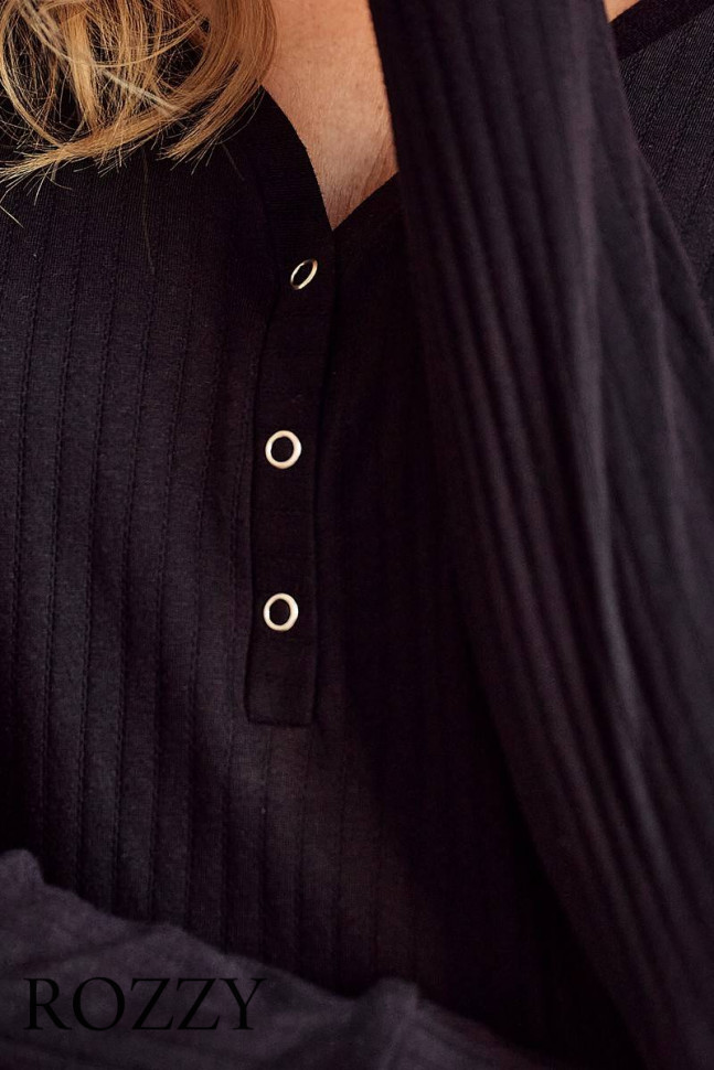 Сорочка хлопковая Taro Sisi 3002 черный