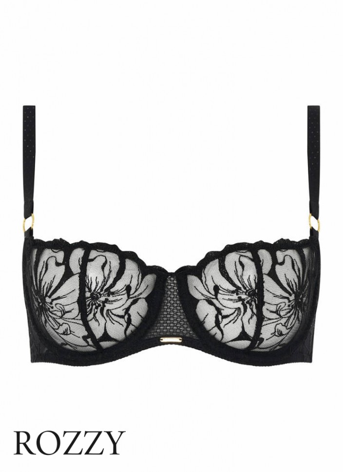 Бюстгальтер балконет Chantelle Fleurs C12M50 черный