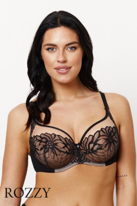 Бюстгальтер фулл-кап Subtille Astra Black черно-телесный