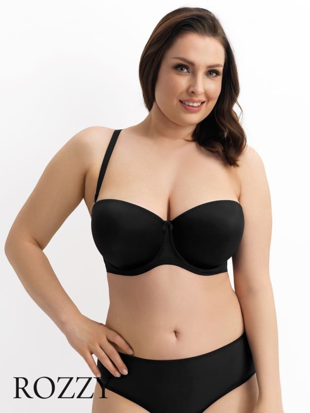 Бюстгальтер балконет трансформер Corin Karolina 25706 черный 