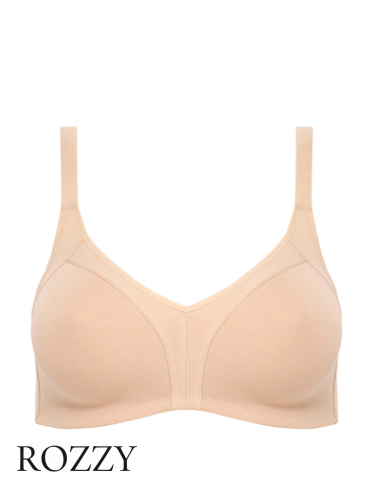 Бюстгальтер без косточек хлопковый Naturana Cotton 5103 бежевый К