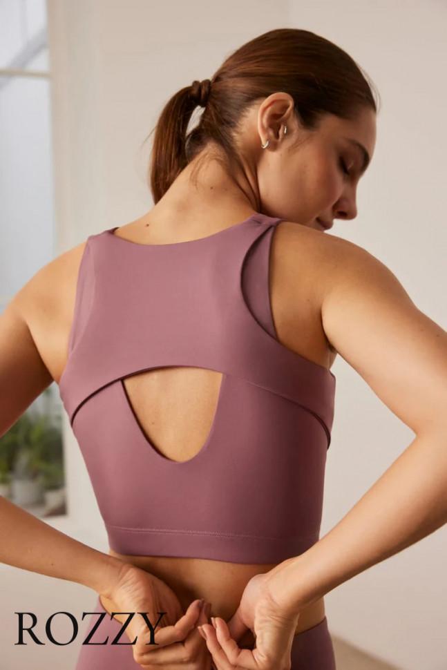 Топ спортивный Ysabel Mora 70821 пыльная роза